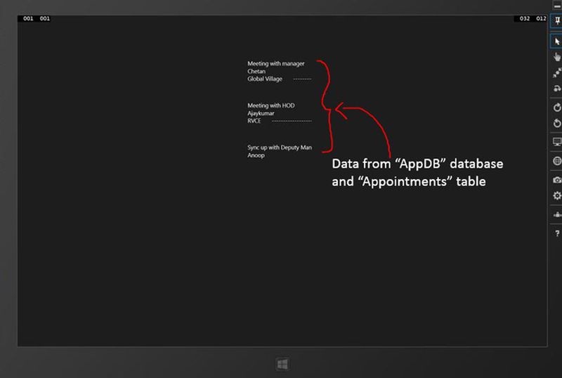 Appointments table in AppDB